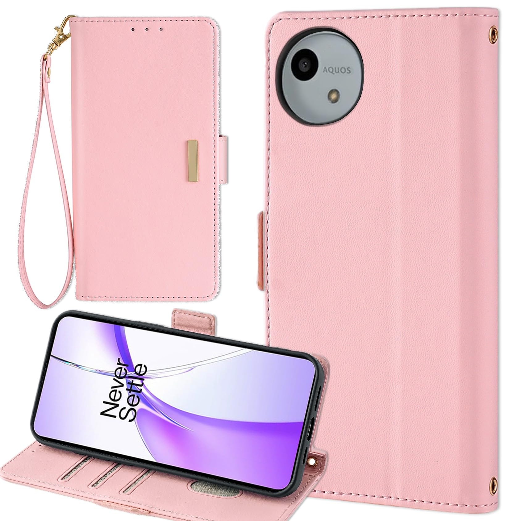 Amazon.co.jp: AQUOS wish4 SH-52E ケース 手帳型 ウィッシュ4 