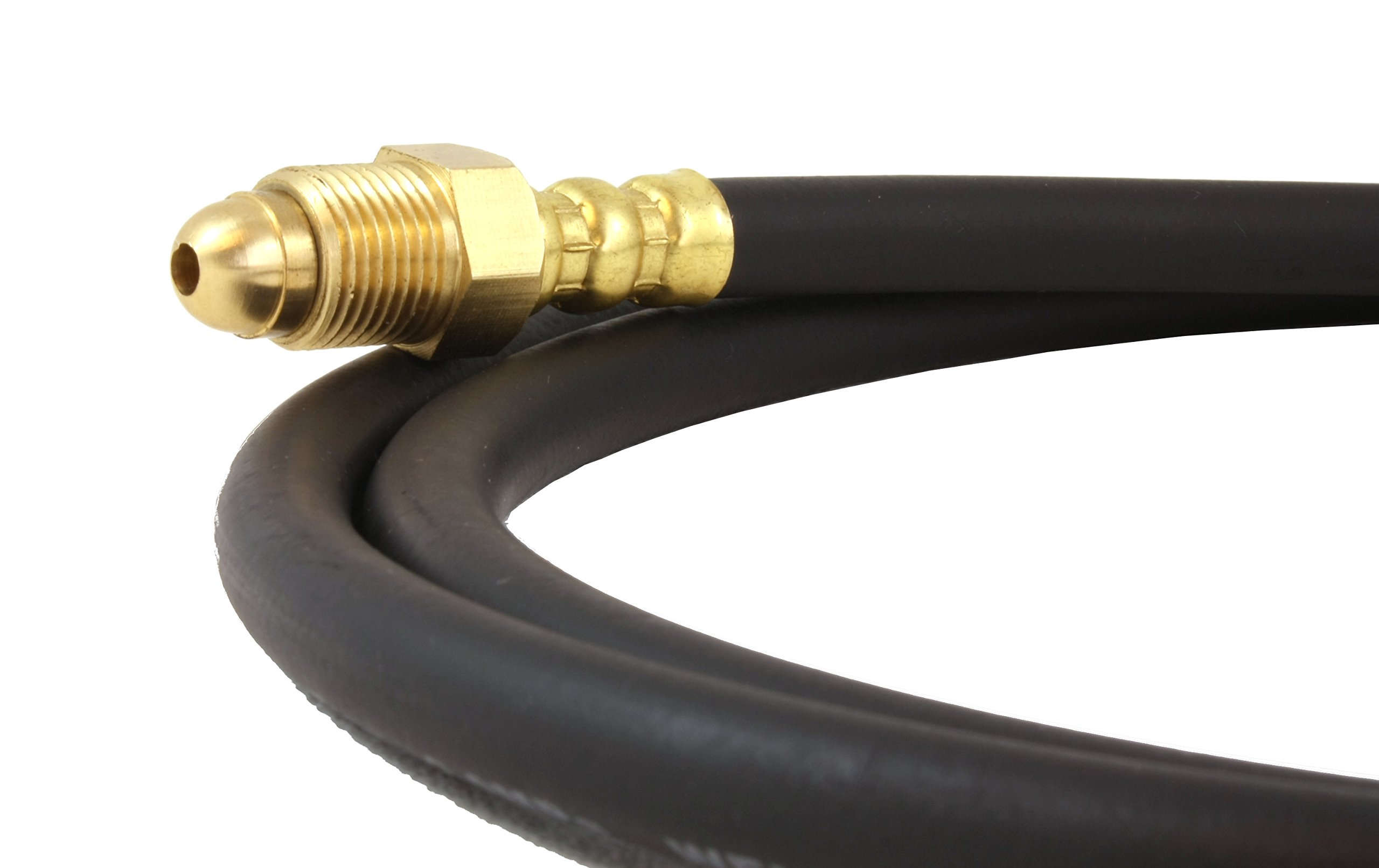 Manguera de caudal con conectores macho de 5/8 "-18