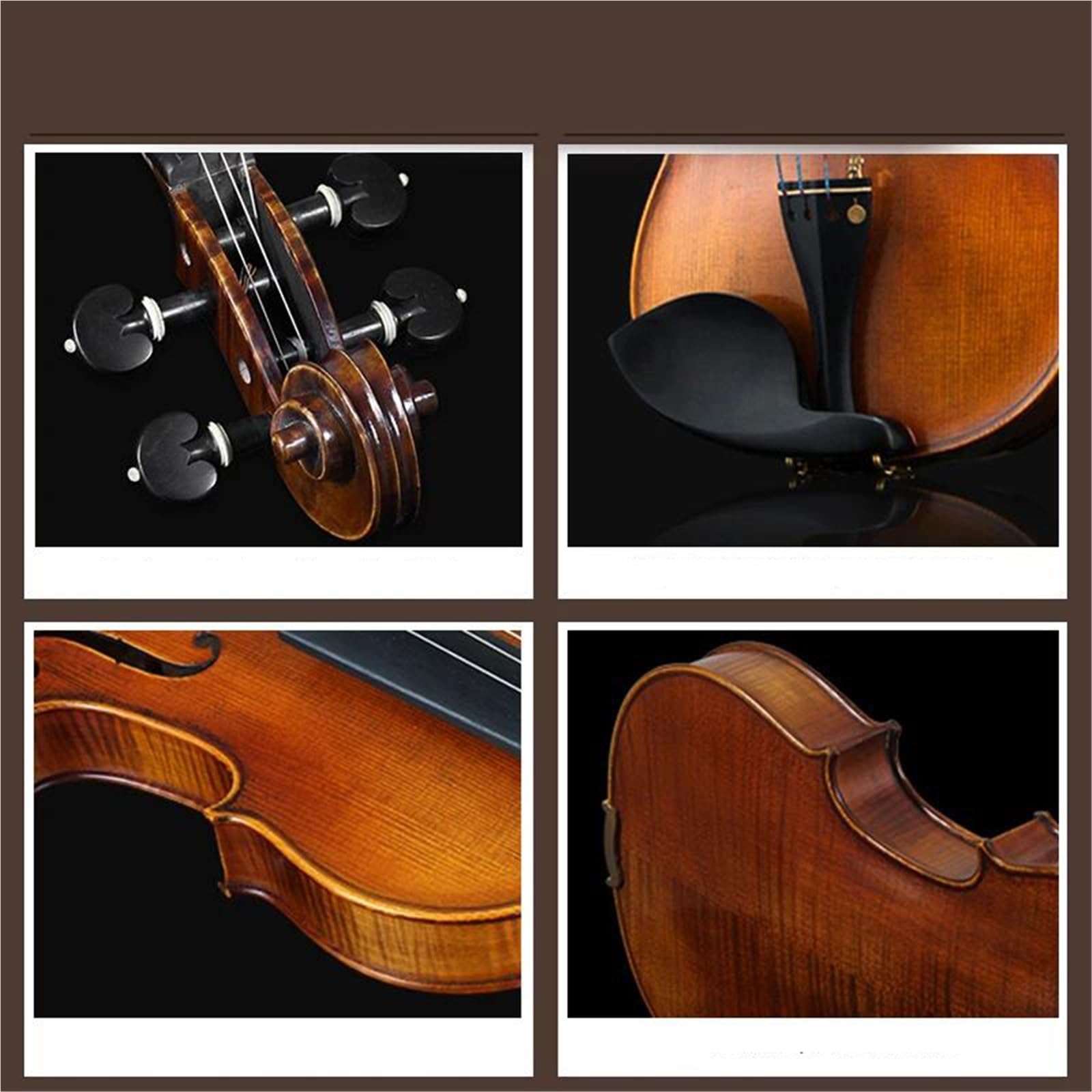 Violon Professionnel 1/4 2/4 3/4 4/4 Pour Adultes Et Débutants Violons Professionnels(4/4)