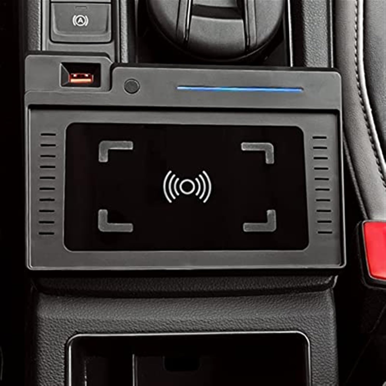 Bezprzewodowa ładowarka samochodowa 15W QI szybka ładowarka do telefonu płyta ładująca Panel uchwyt do ładowania, dla Audi, Q3 2019 2020 2021 2022, dla 8 Samochodowa płyta ładująca