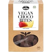 Vegan Choco Bites Mango Pineapple - Vegan Raw Food Snack with Cocoa & Exotic Fruits - No Added Sugar Natural & Vegetable 200 g Mango Pineapple