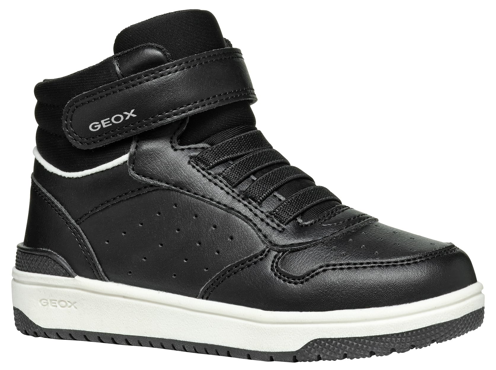 Geox J WASHIBA BOY B Sneaker, 2 UK Black