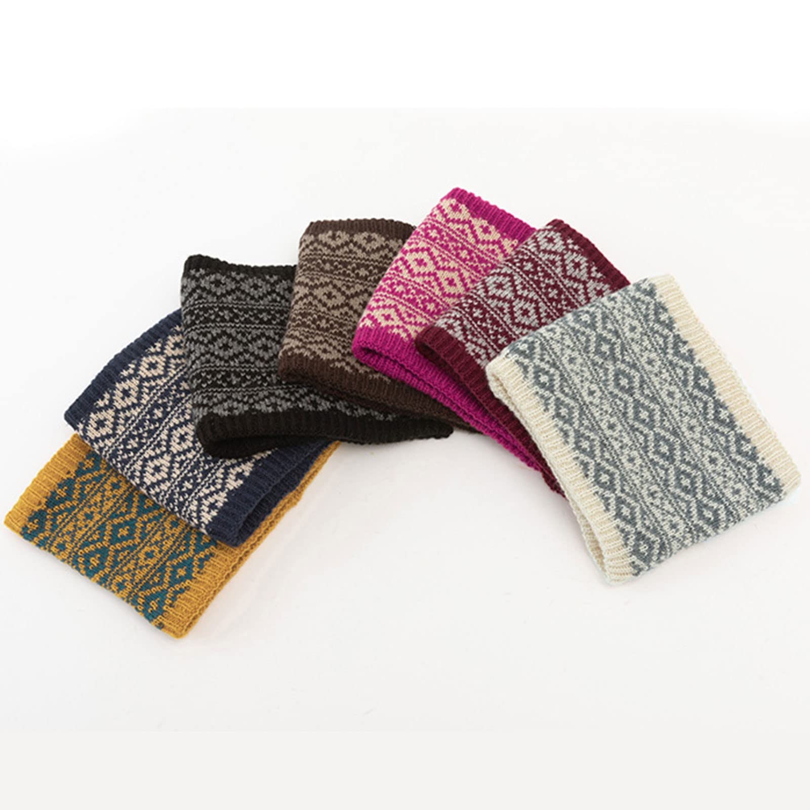 Collar de lana de invierno cálido para mujer, bufanda de esquí para clima frío, Baberos de punto para hombres, bufanda con doble babero, polaina para el cuello para hombres(Coffee-One Size)