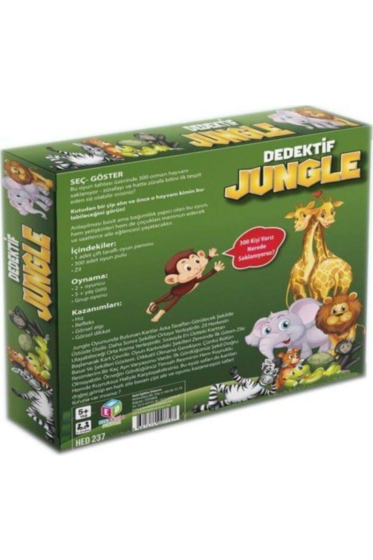 Dedektif Jungle Eğitici Zeka Dikkat Geliştime Oyunu gnsRKFaz3449