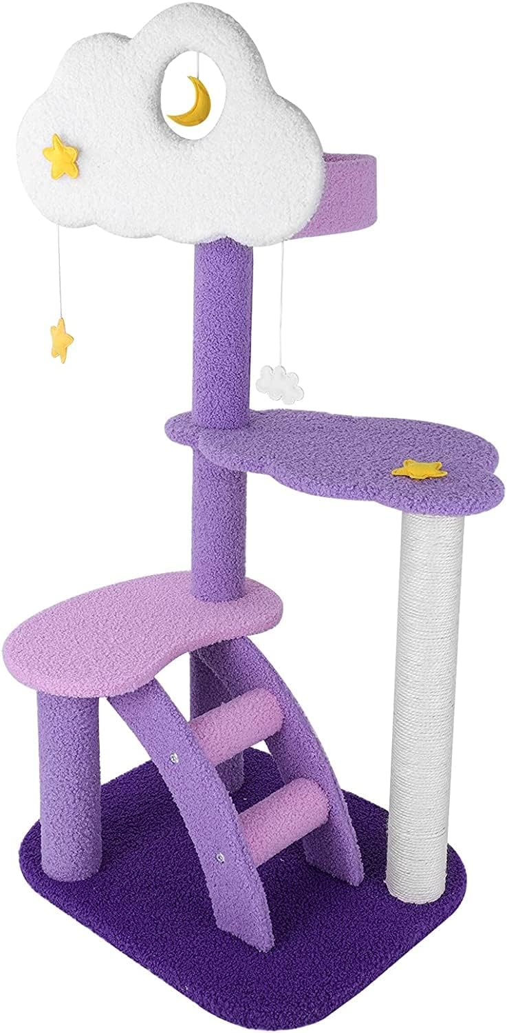 Star & Moon Cat Tree 3-Tiers