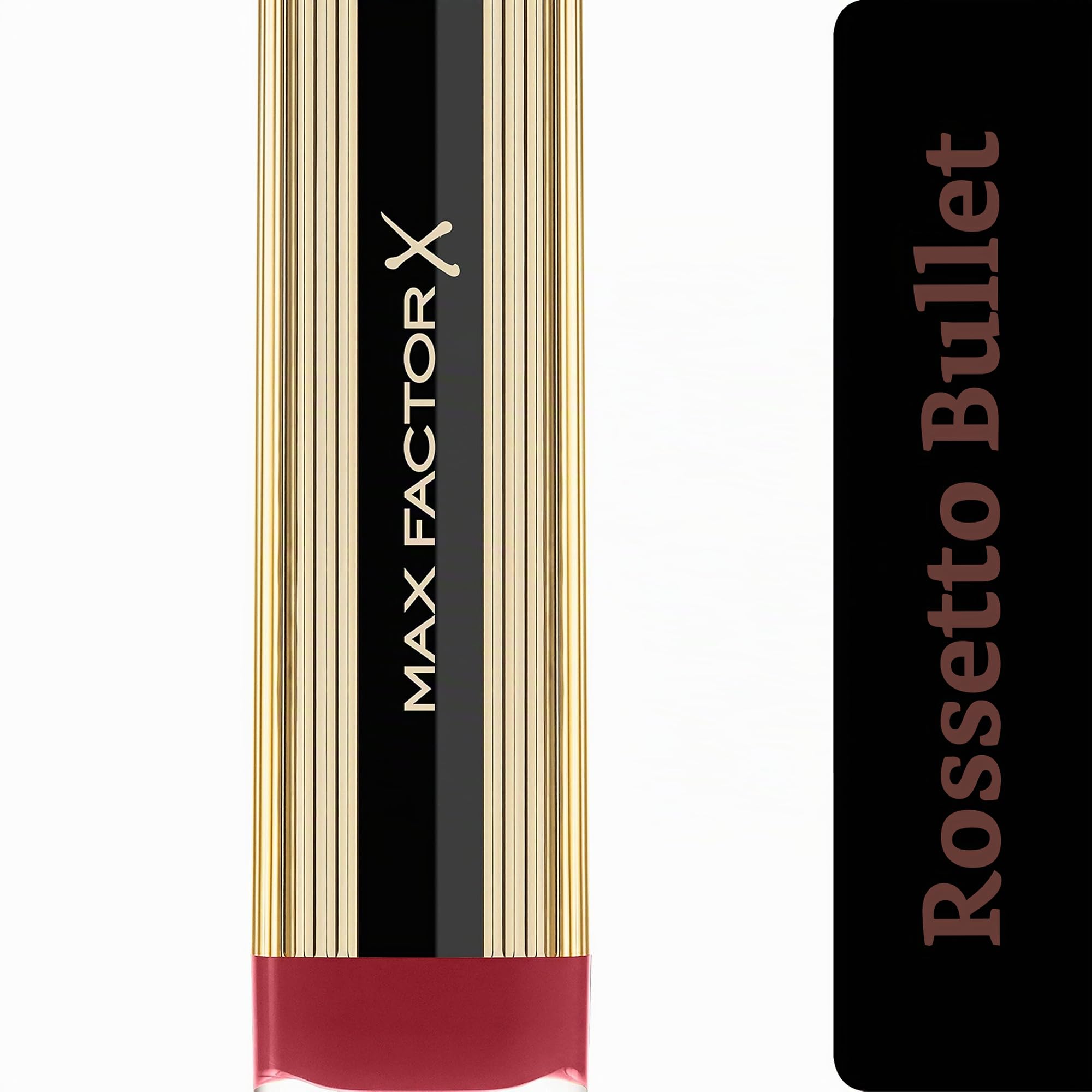 Max Factor Rossetto Stick Colour Elixir, Formula Idratante e Volumizzante a Lunga Durata, 025 Sunbronze, 4 g