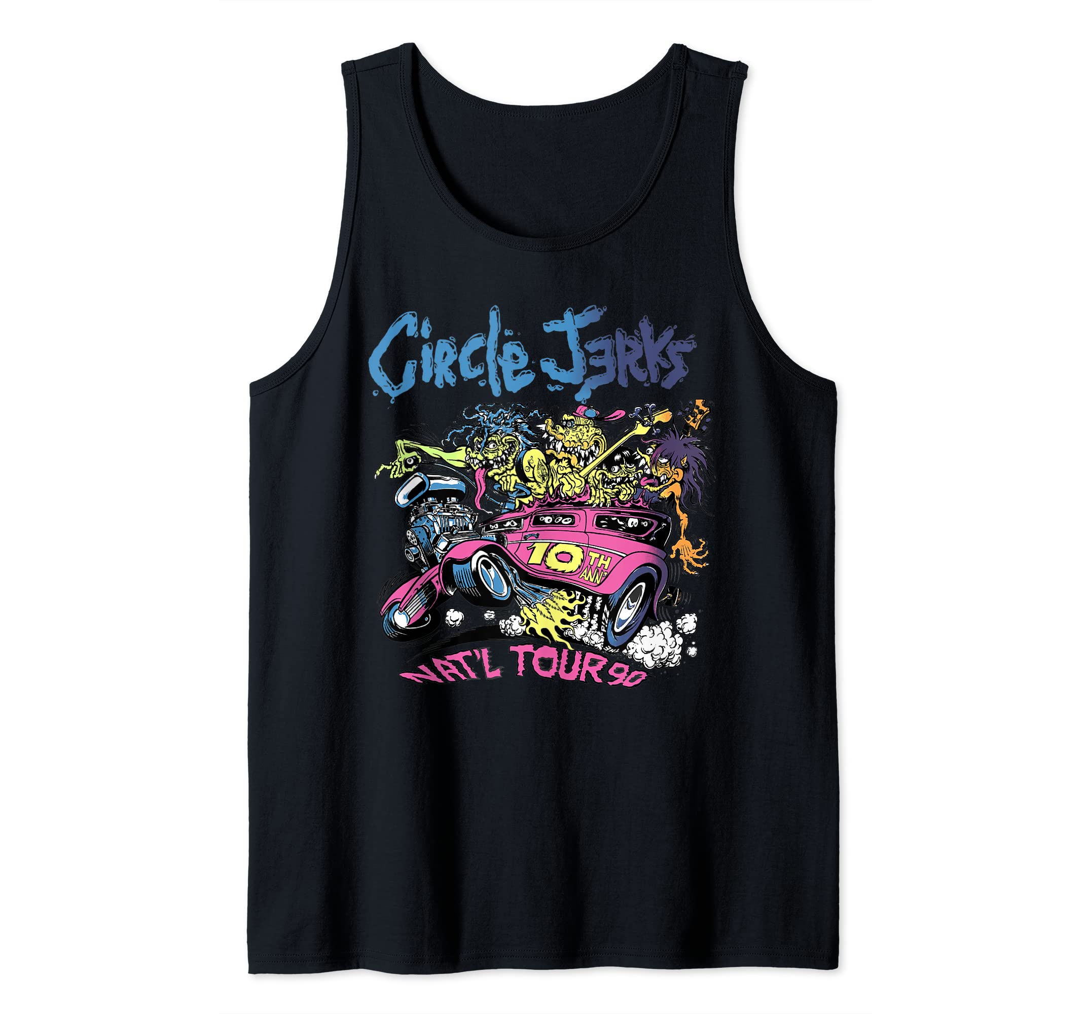Circle Jerks 91 Tour illustration Tank Top