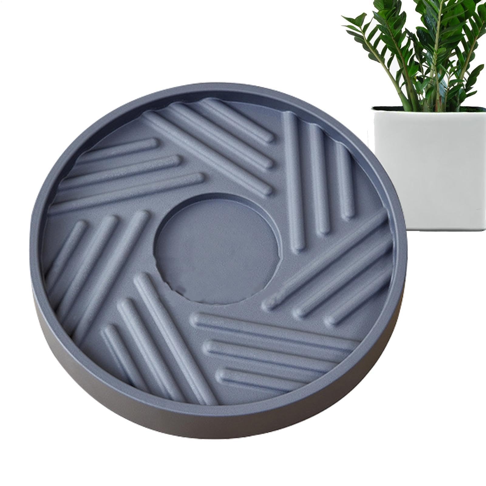 Plateau roulant pour pots de fleurs et objets lourds - Support robuste intérieur extérieur