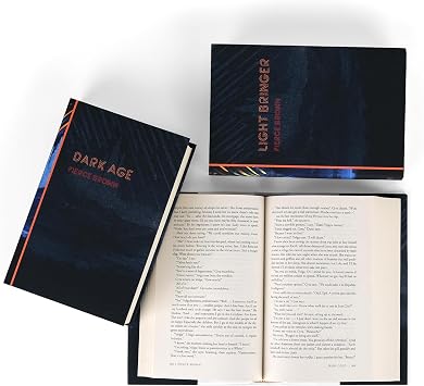 Pierce Brown Red Rising Extension Book & Jacket Set | 3-Volume Hardcover Set with Juniper Books Covers | Includes Iron Gold, Dark Age, Light Bringer