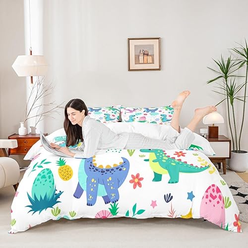 Vista 102 de Funda de edredón de zorro individual, funda de edredón de zorro de dibujos animados, búho de zorro bosque, juego de ropa de cama para niños, Multi 07