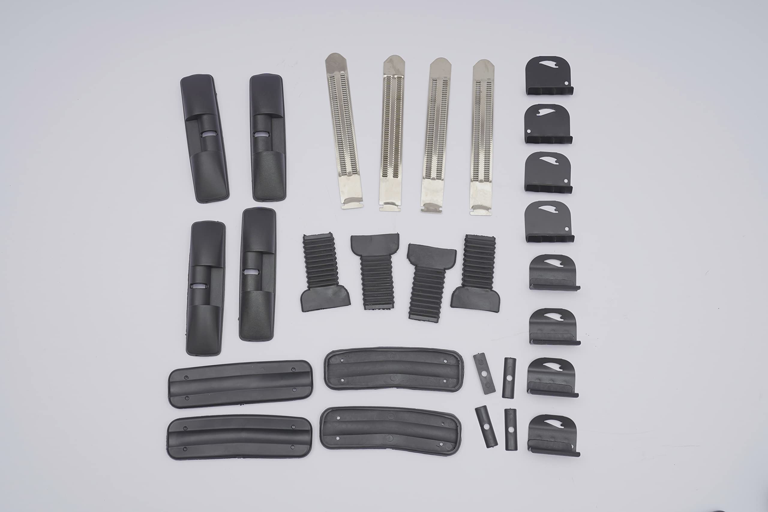 Car Roof Rack, Cross Bar Luggage Carrier Rack 2PCS Lockable Anti-Theft 43.3-44.88" Car Top Rack Universal Black