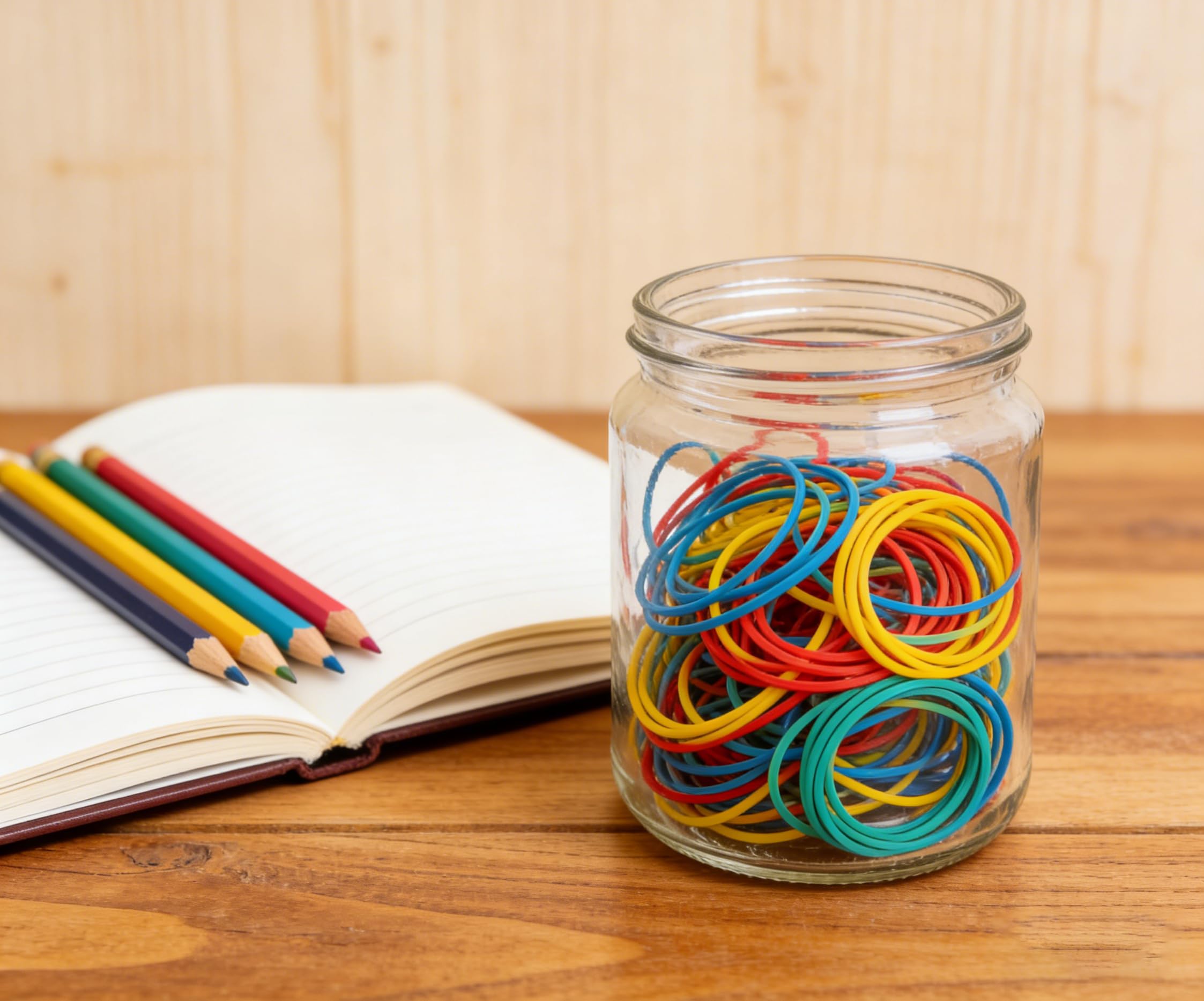 LDCREEE 400PCS 50mm Color Rubber Bands, 2 Inch | Durable Multi-Color Stretchable Elastic Bands for Office, School, Crafts, Home & Stationery Organization 4