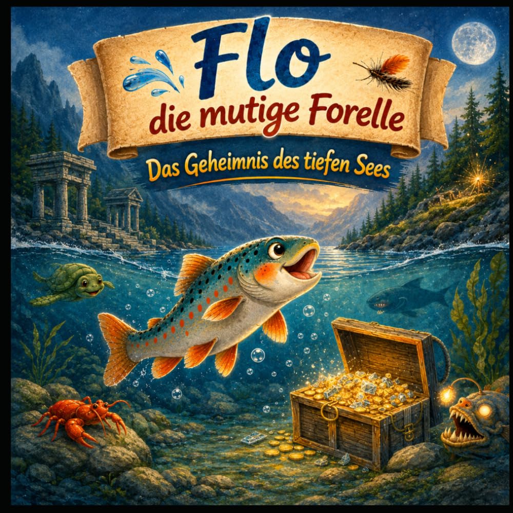Flo die mutige Forelle: Das Geheimnis des tiefen Sees