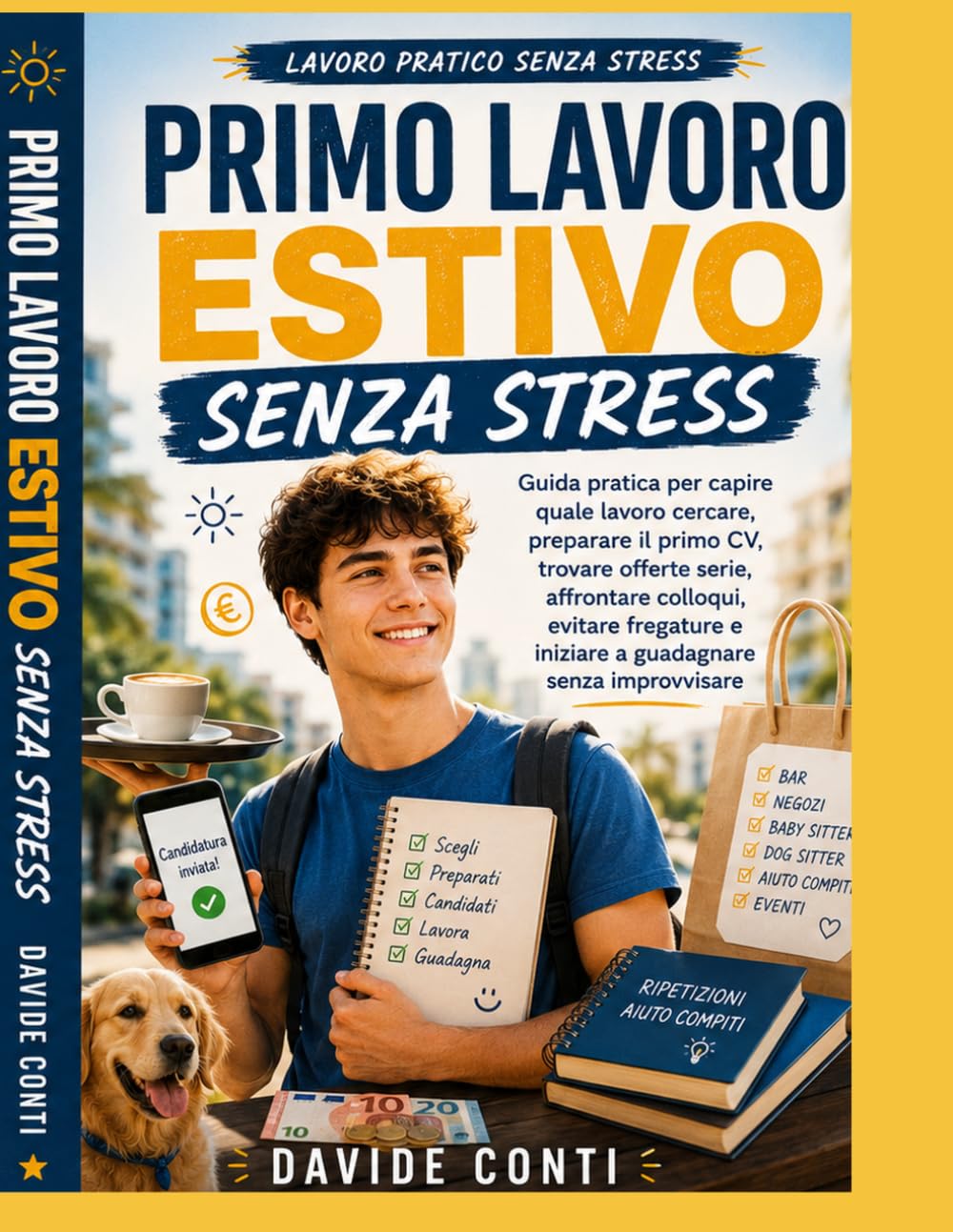 Primo Lavoro Estivo Senza Stress: Guida pratica per capire quale lavoro cercare, preparare il primo CV, trovare offerte serie, affrontare colloqui, evitare fregature e iniziare a guadagnare senza impr