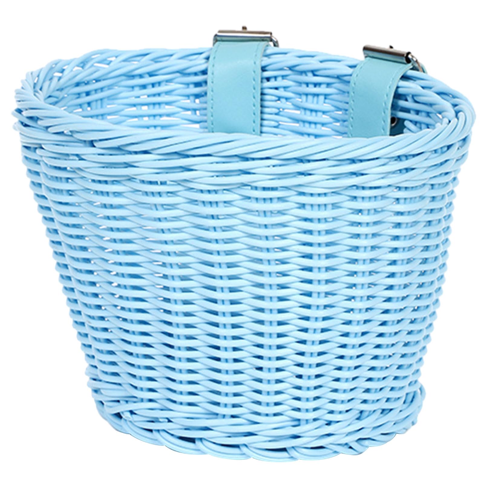 oringnat Childrens Bicycles Front Basket Waterproofs Wovens Bikes Basket Bicycles Wicker Basket for Boy Girl