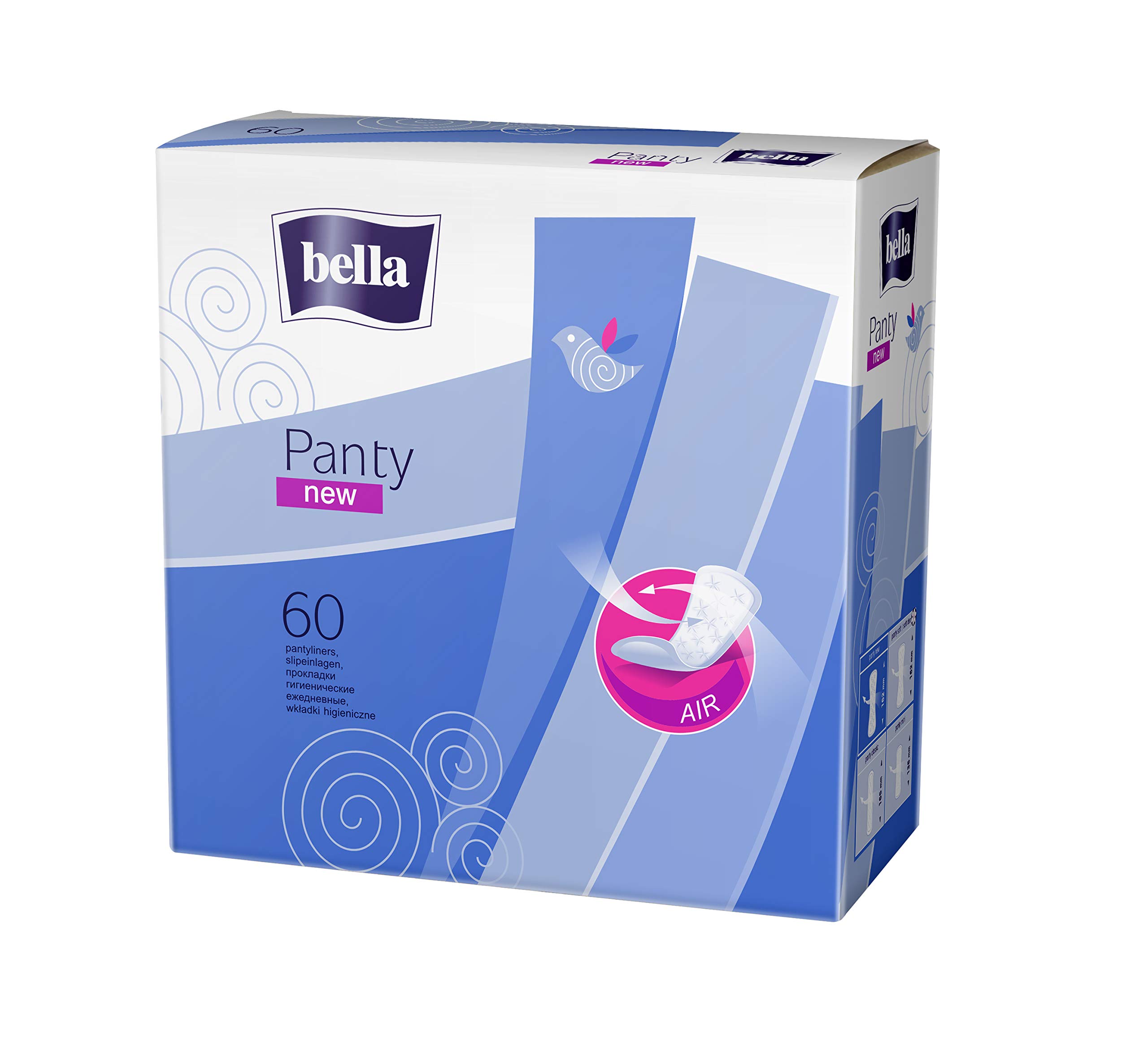 Panty "New" Pantiliners (3 Packs of 60)