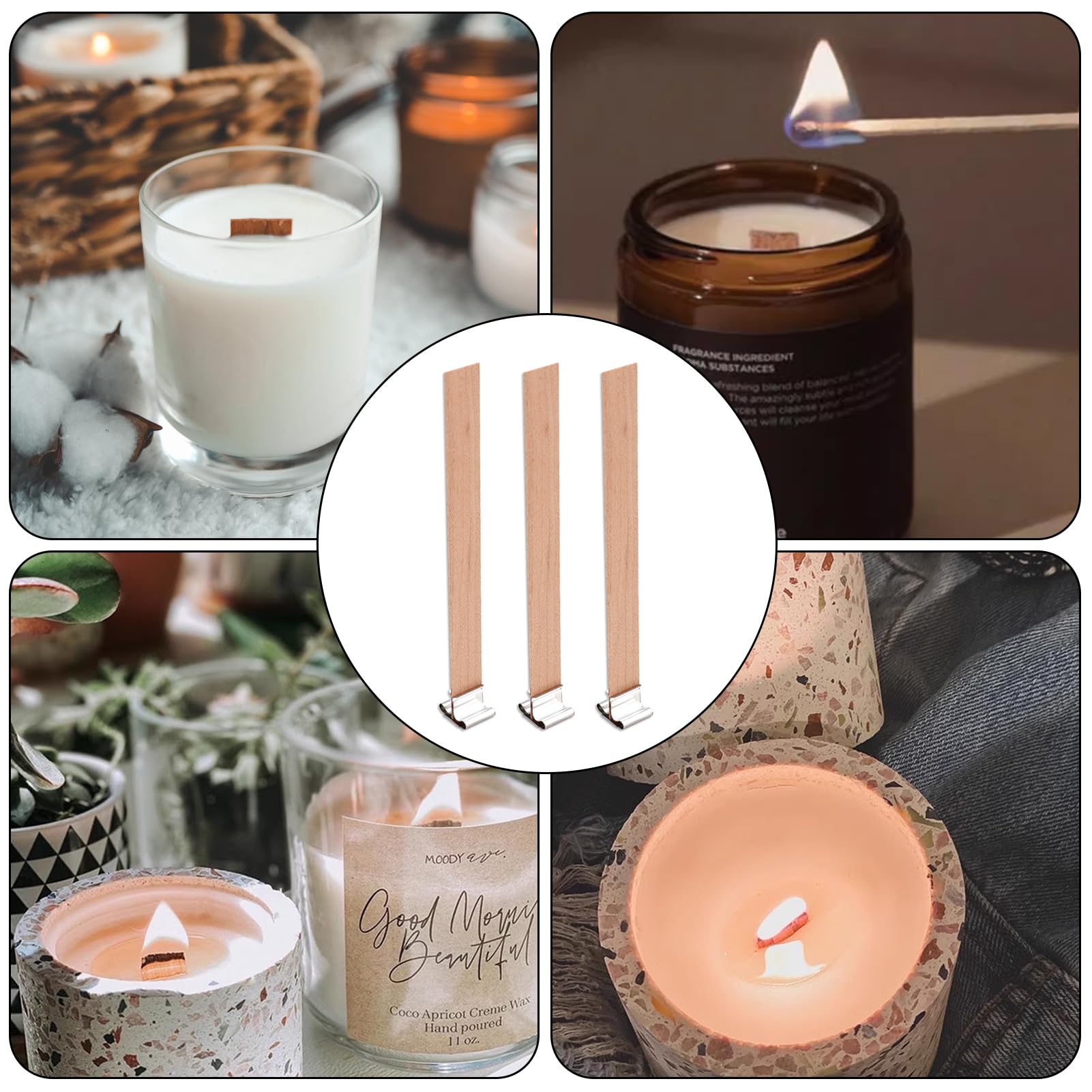 Kaarsenlont set, kaarsen maken accessoireset, kaarsen lonten set voor het zelf maken