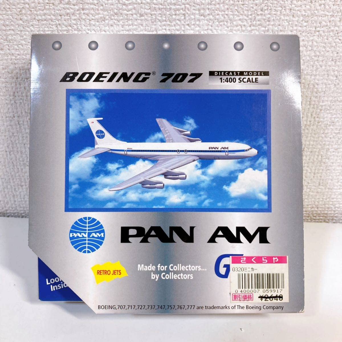 Amazon | ジェミニ パンアメリカン航空 ボーイング 707 1/400 Gemini 