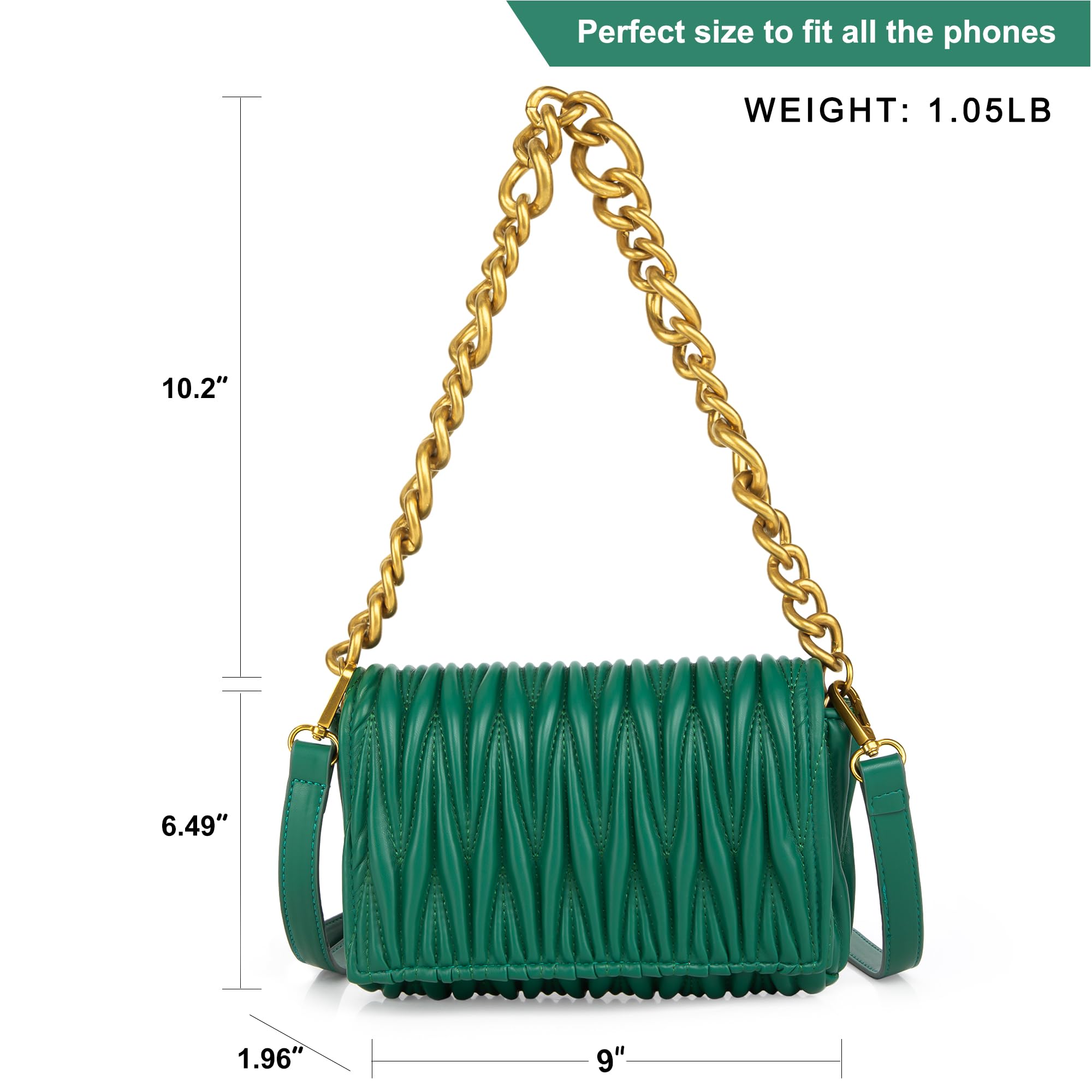 Montana West Borse trapuntate per le donne borse a tracolla alla moda piccole borse e borse con manico superiore