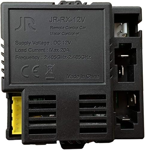 Miniatura 2 de Amarillo de cuatro lados Socket JR-RX-12V Receptor Controlador Caja de Control Accesorios para Niños Paseo Eléctrico en Piezas de Repuesto de Coche