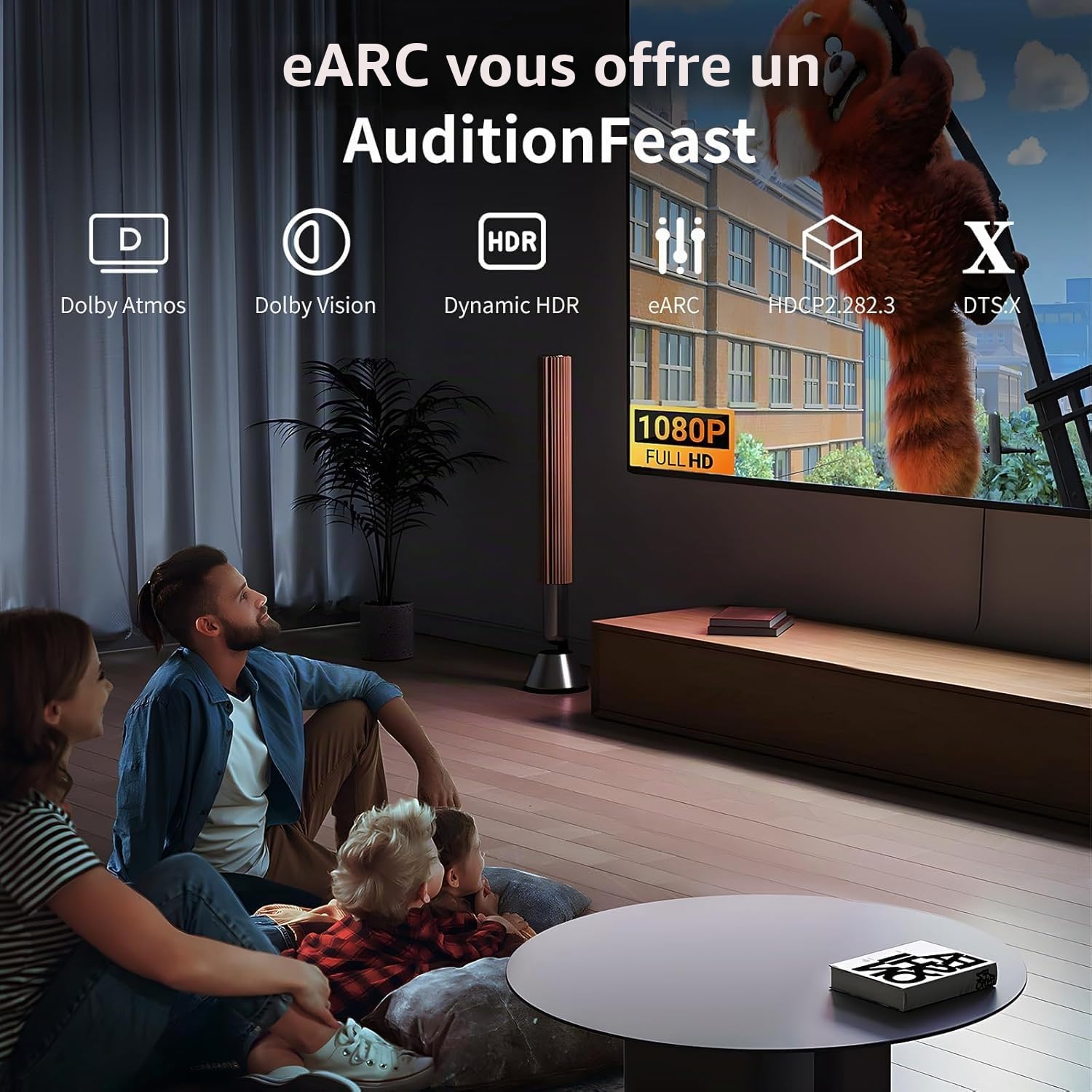 Câble HDMI à fibre optique de 20 m 8K 48 Gbit/s avec gaine en métal ultra haut débit 8K @ 60 Hz 4K @ 120 Hz compatible avec PlayStation 5 PC HDTV (gris clair)