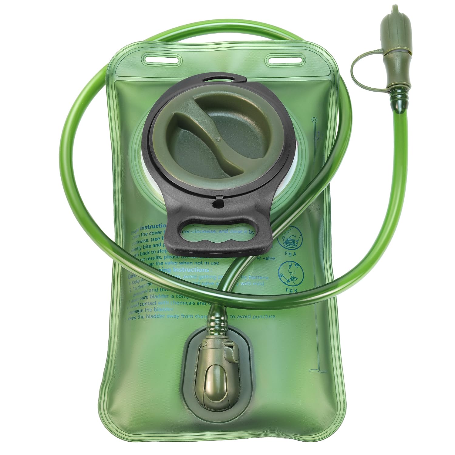 DTnewsun Hydration Bladder 1.5L,2L,3L Leakproof Water Reservoir,Leak Proof Water Reservoir with Insulated Hose,for Hydration Pack for Cycling, Hiking, Running, Climbing, Biking