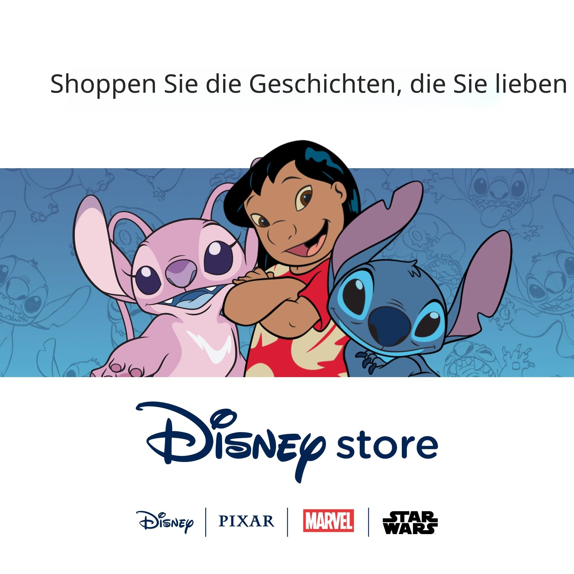 Disney Store Official, Lilo & Stitch, Angel, Kuscheltier, 33 cm