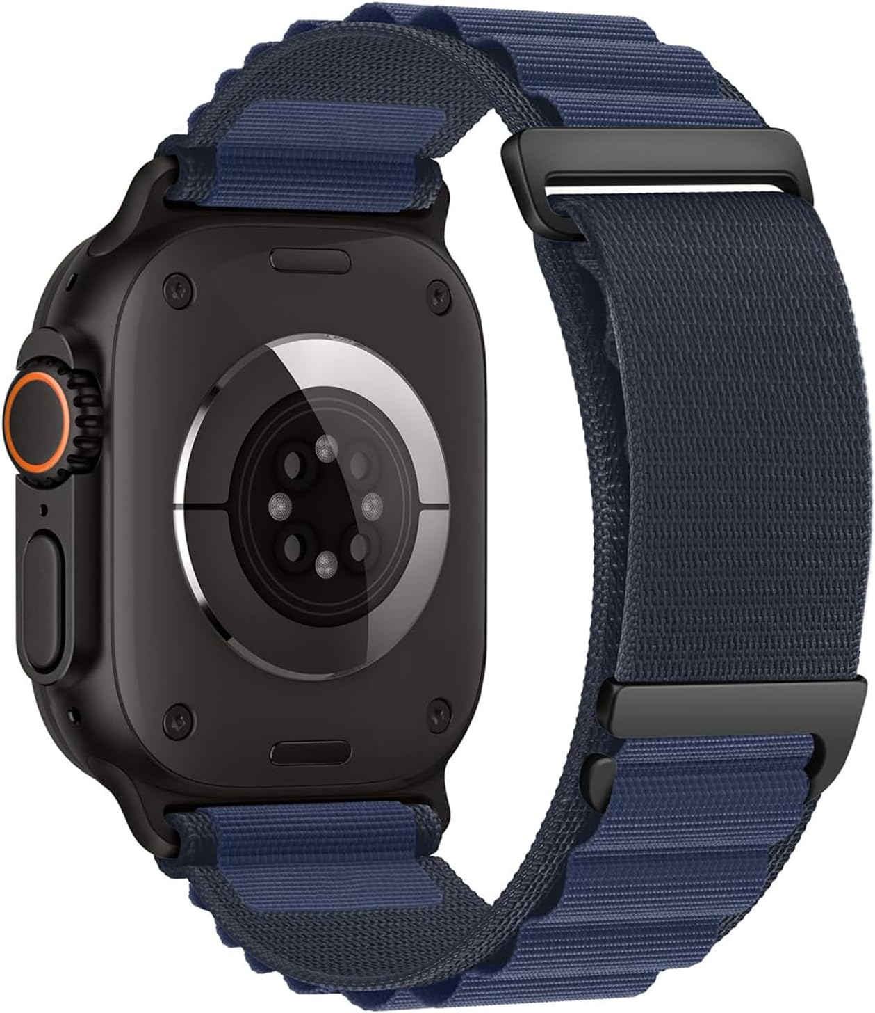 Soft Breathable Alpine Loop Band Compatible with Apple Watch Ultra 3/Ultra 2/Ultra, Series 10/9/8/76/5/4/3/SE, 49mm 45mm 44mm 42mm 41mm 40mm 38mm, Adjustable Hook & Loop Strap
