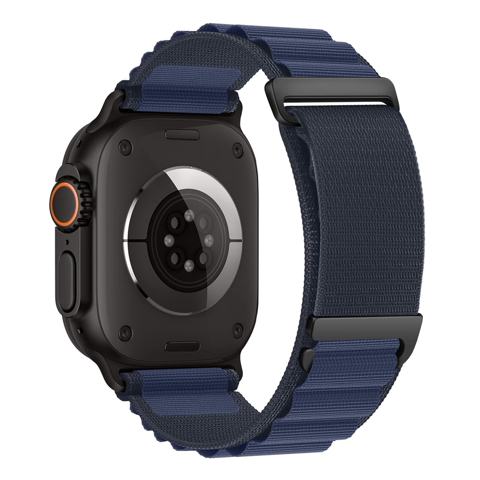 Soft Breathable Alpine Loop Band Compatible with Apple Watch Ultra 3/Ultra 2/Ultra, Series 10/9/8/76/5/4/3/SE, 49mm 45mm 44mm 42mm 41mm 40mm 38mm, Adjustable Hook & Loop Strap