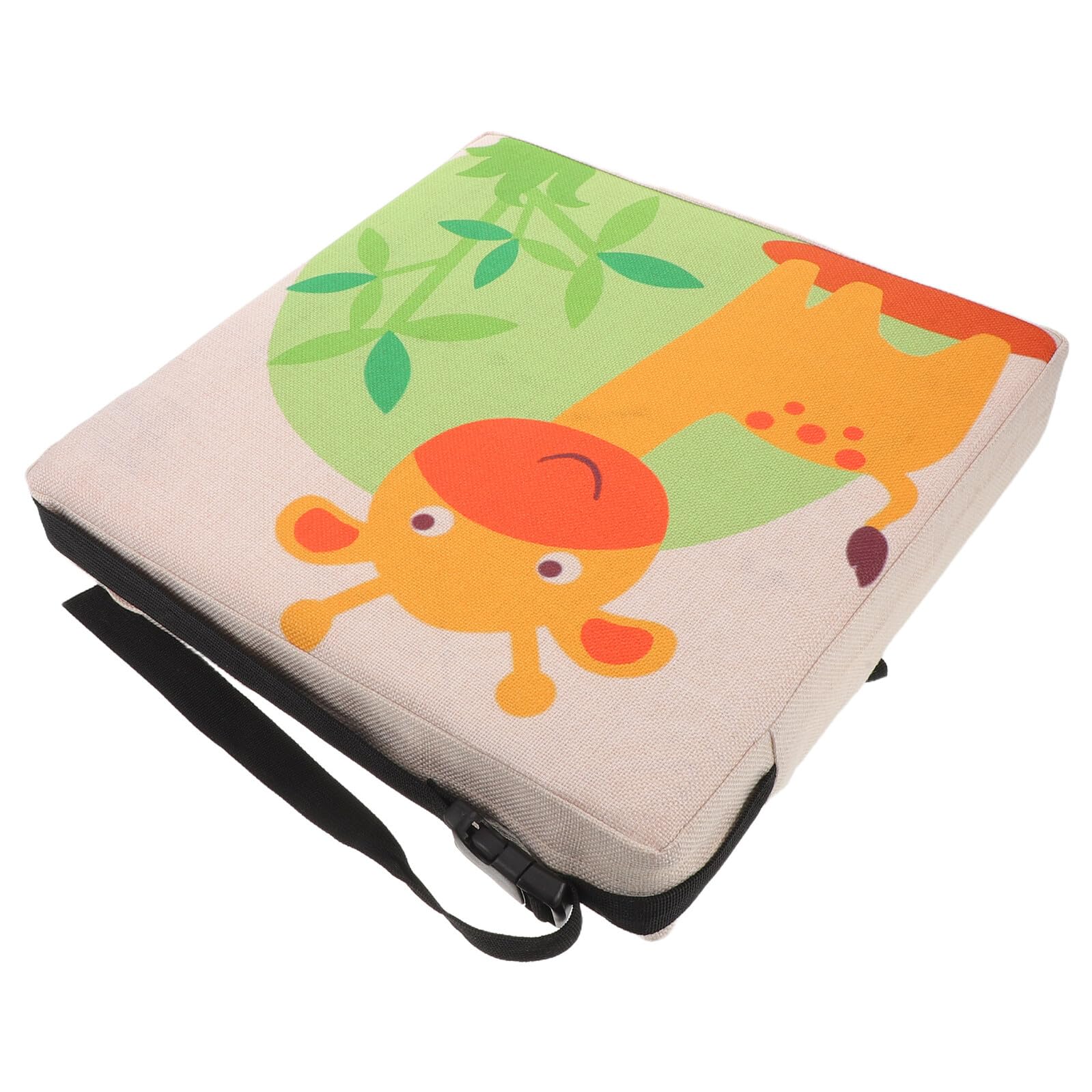 Veemoon Seggiolino Rialzato per Sedia da Pranzo con Cinghie Cuscino Imbottito Traspirante Portatile e Facile da Pulire Supporto Ergonomico per Uso Domestico e Viaggio
