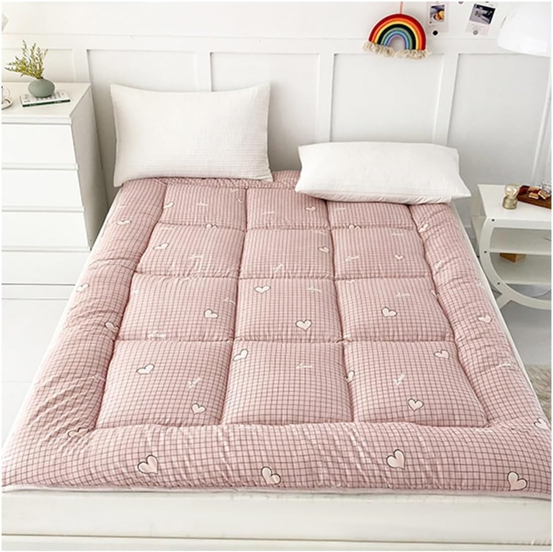 OBONG Extra Thick Down Feather Filled Mattress Pad