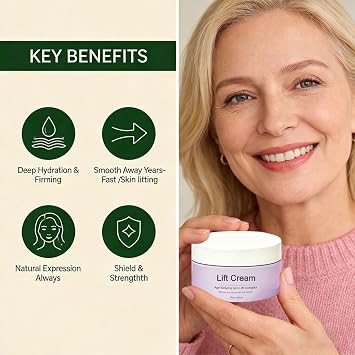2026 New Upgraded Wonder Lift Cream for Women, Advanced Anti-Wrinkle Firming Cream with Natural Anti-Aging Ingredients, Instant Face Lift Serum Alternative for All Skin Types(1 Bottle)