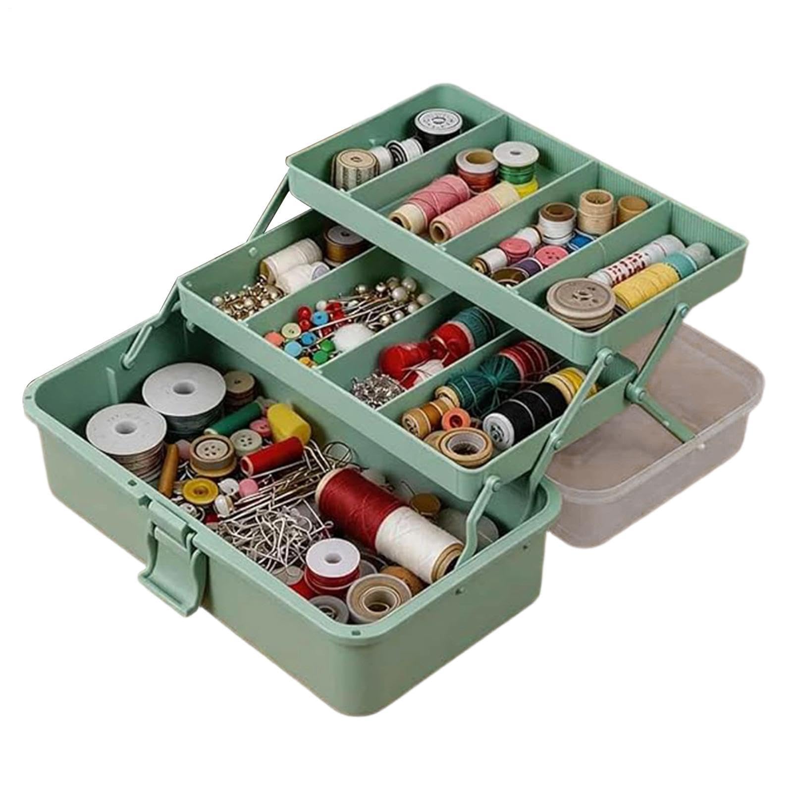 Organizzatore di scatole per il libero creativo scatola di utilità a 3 livelli | Organizer per dispense, garage, ufficio, dormitorio, scuola, armadio, cha