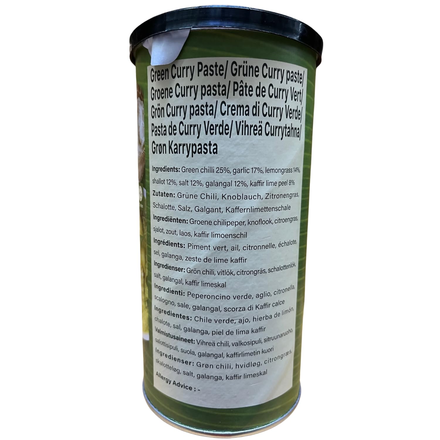 NITTAYA - Grüne Currypaste (Vegan) - Multipack (12 X 400 GR)