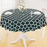 Vista 47 de Smiry - Mantel rectangular de vinilo impermeable con reverso de franela, lavable, a prueba de derrames, para mesa rectangular, comedor, campamento