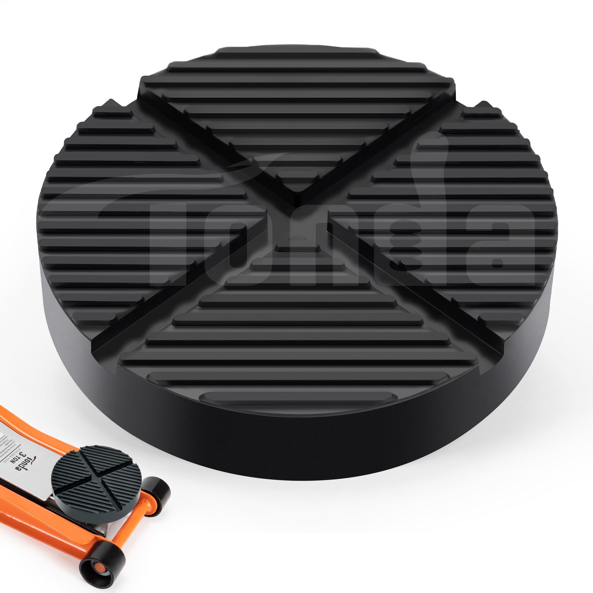 Tonda Floor Jack Rubber Pad, Universal Jack Pad Adapter, Pinch Weld Side Frame Rail Protector, 1 Pack