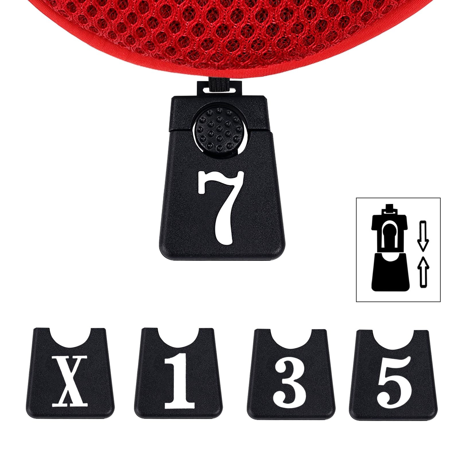 Andux Lot de 4 housses pour driver de golf en bois 460 cc