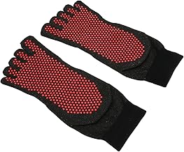 Cut Resistant Protective Toe Socks Level 5 Non-Slip Socks with 5 Fingers for Men Women Beach Outdoor