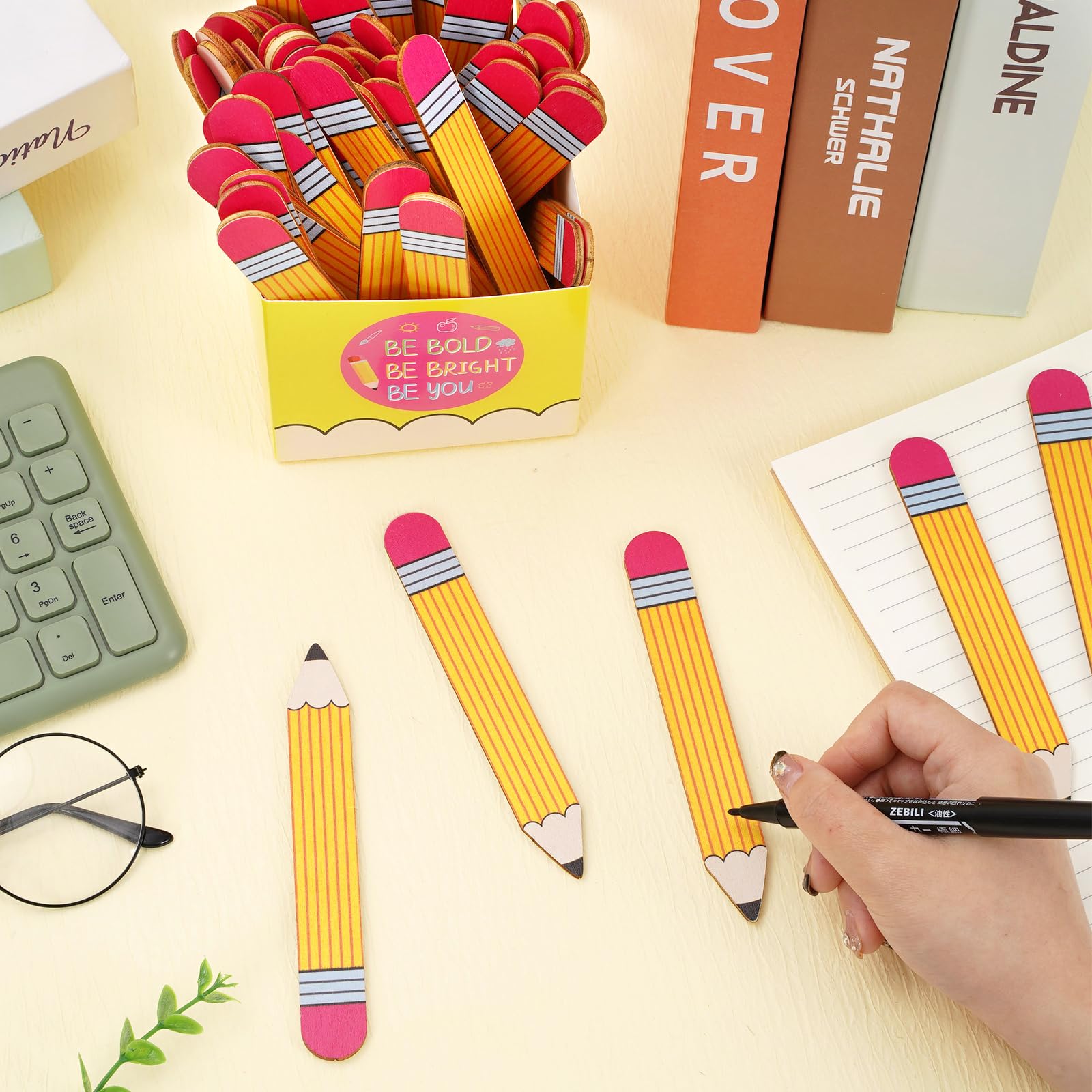 Outus 101 Pcs Watermelon Flip Sticks With Carton Watermelon Name Sticks Tally - View #6