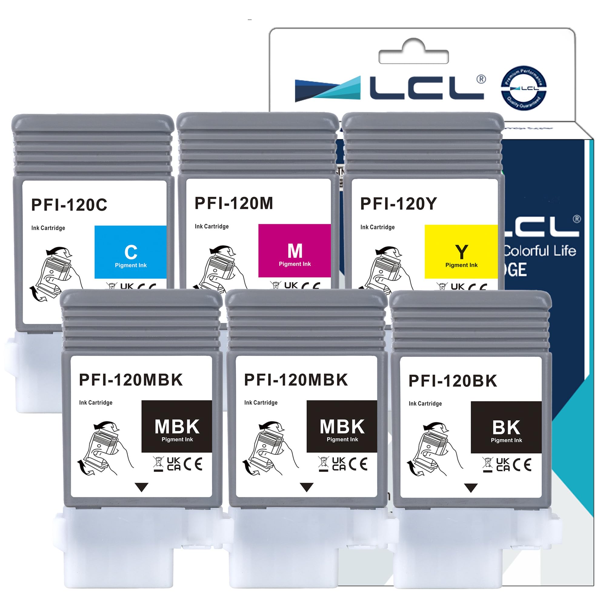 Cartuccia PFI-120MBK Compatibile Canon ImagePrograf TM-200/205/300/305 – Nero Opaco 130ml