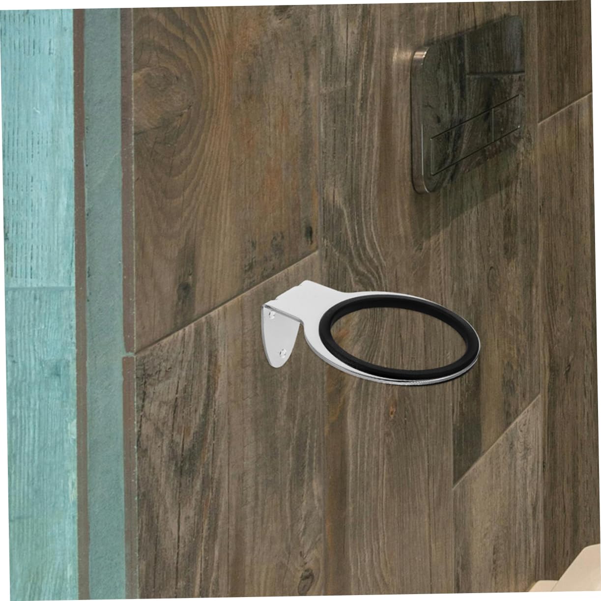 8 Piezas Soporte Pared para Secador Pelo Acero Inoxidable Montaje Rápido Organizador Espacio Baño Salón Hogar