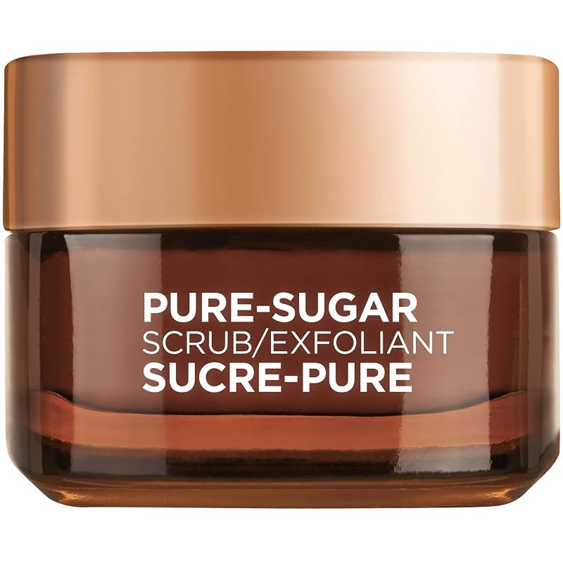 Esfoliante facial e labial Pure Sugar Scrub L'Oreal Paris com açúcar e cacau, 50 mL