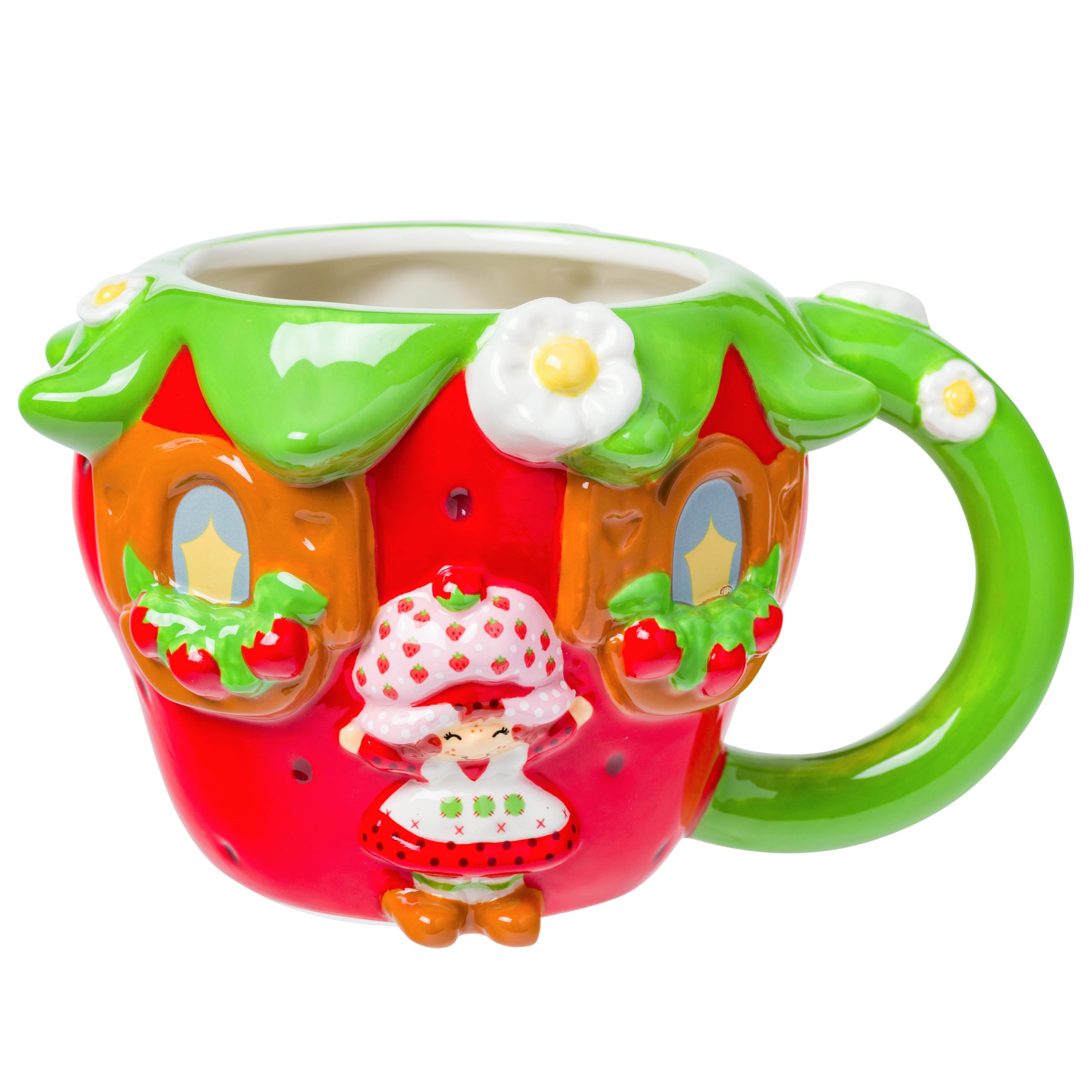 Silver Buffalo Strawberry Shortcake Vintage Cake, 3D Sculpted Mug, 20oz
