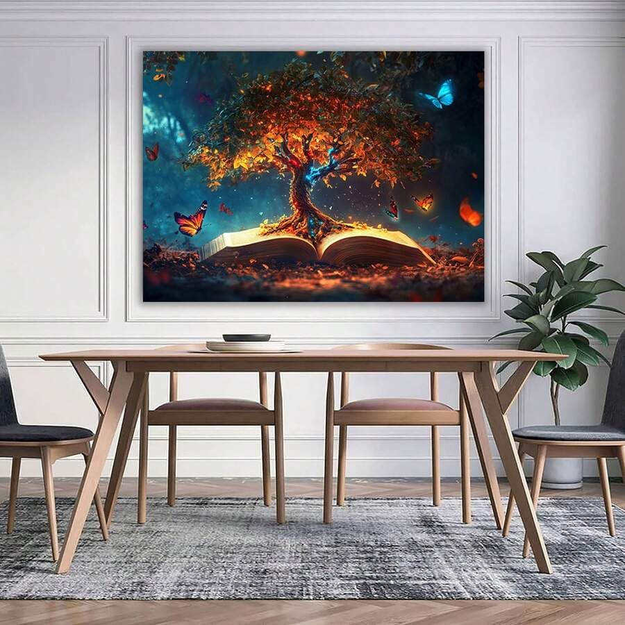 Arbre de Vie tableau grand format pour habiller un mur vide - 4
