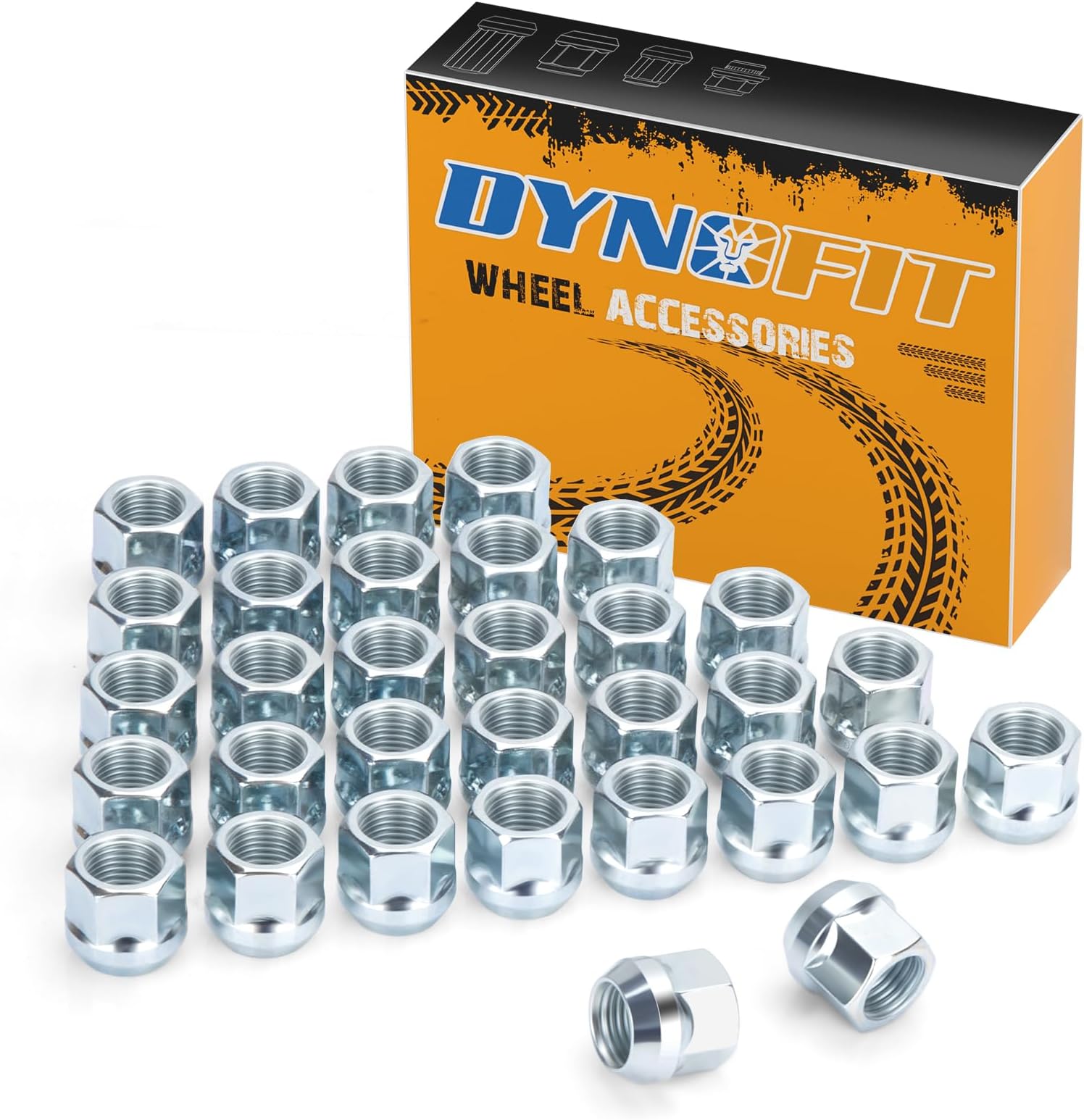 32PC 9/16-18 Chrome Oem Lug Nuts