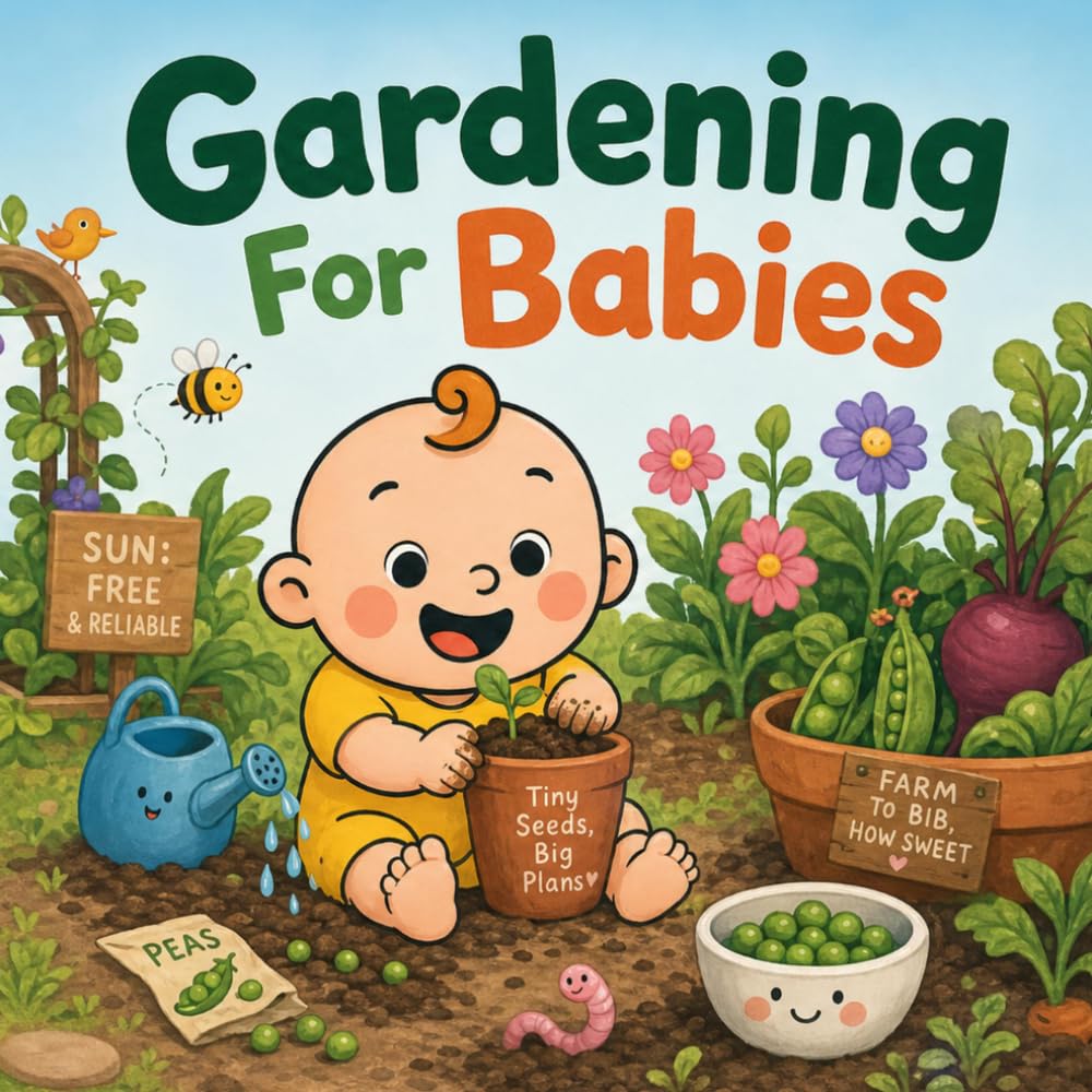 Gardening For Babies: A Sweet Rhyming First Trip From Seed to Snack (Grown-Up Lessons for Little Minds)