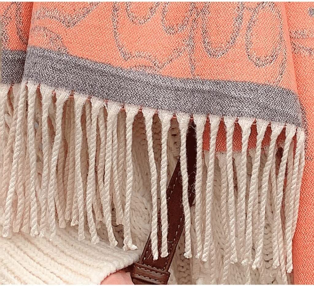 Neu Kaschmirschal, süße kleine Bärenmusterschals, Warmer und Dicker weicher Schal, modischer Wickelschal für Damen, 200 * 68 cm Mehrweg