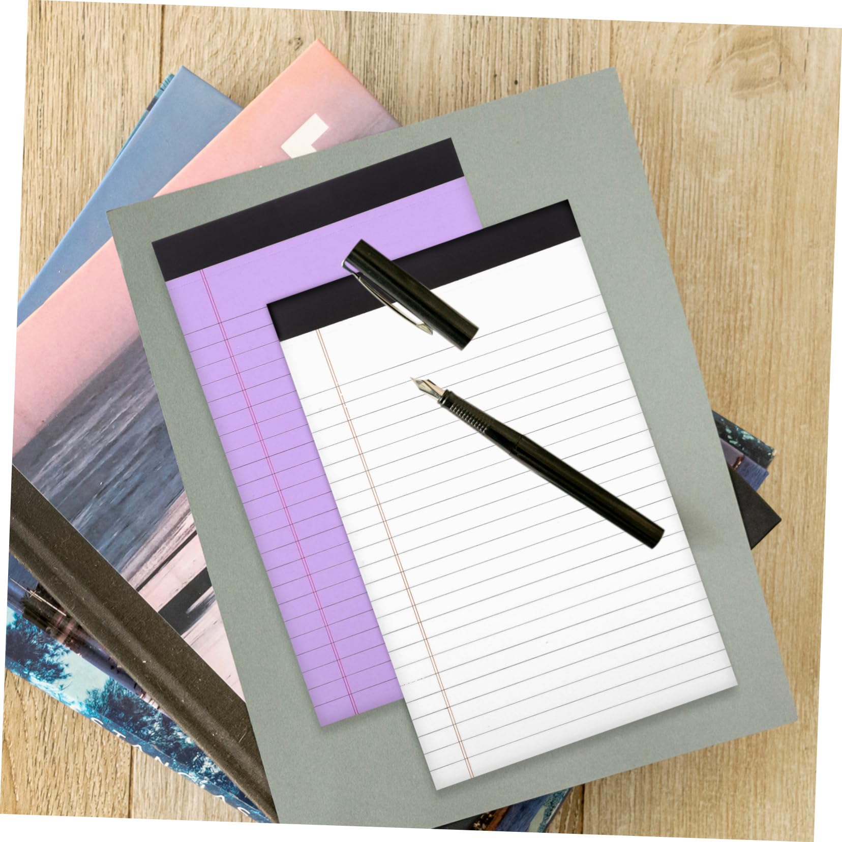 Tofficu Paquet De 10 carnet de couleurs bloc-notes pour le travail cahiers pour prendre des notes petit carnet de poche blocs-notes cahiers pour le collège bloc-notes de bureau Papier