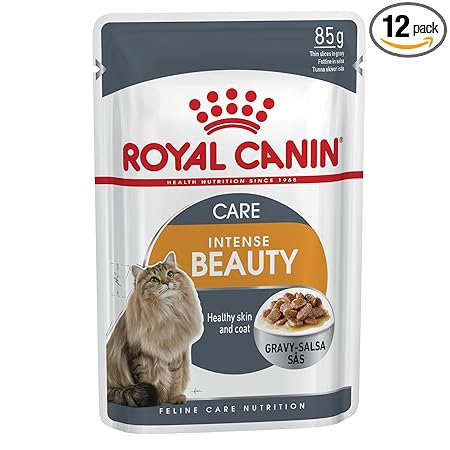 Royal Canin Intense Beauty Cat Food, 85 g (12 Pack)