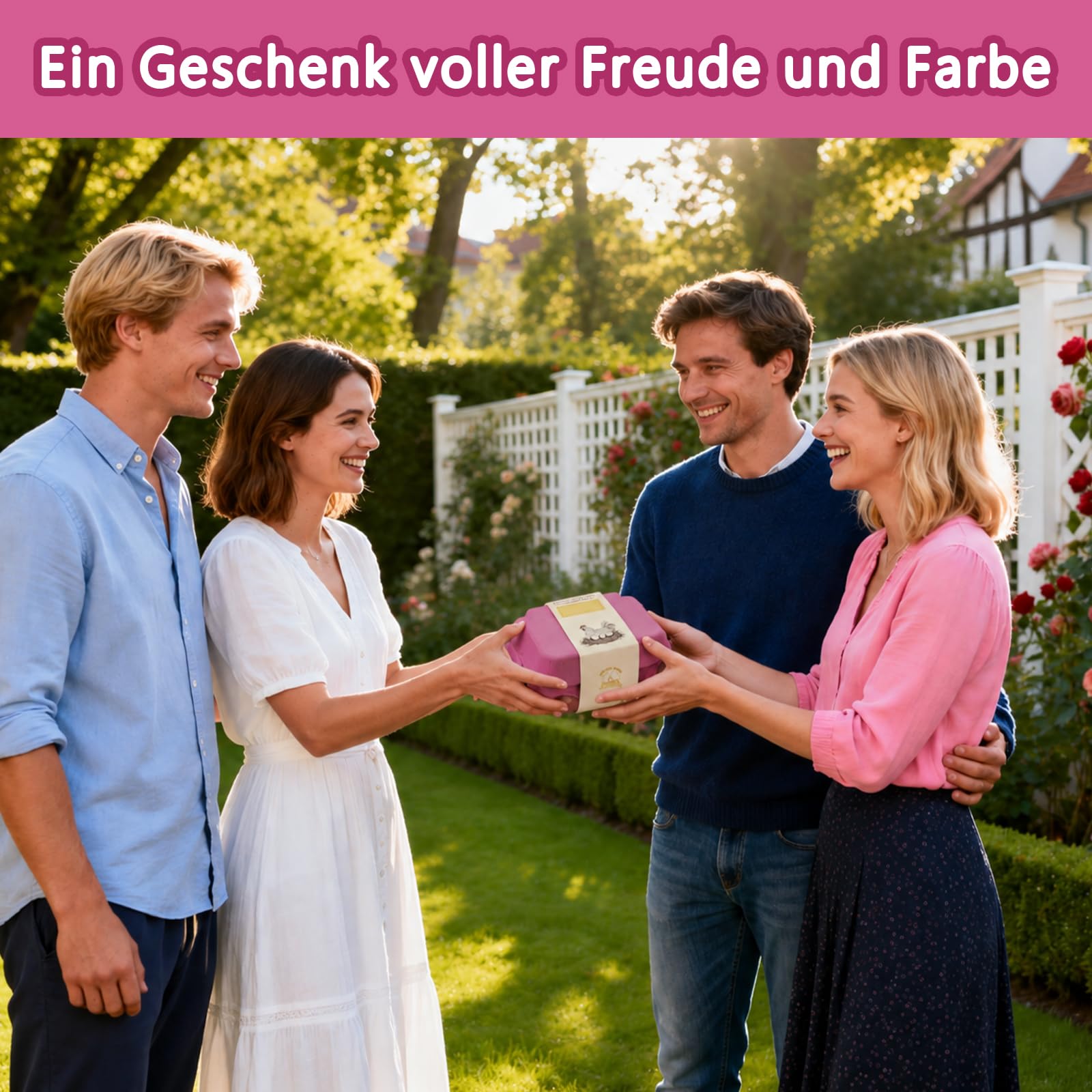 Mervino Eierkarton mit beschriftbarem Gürtel, bunte 6er Eierschachtel aus festem Naturzellstoffpapier - wiederverwendbar für DIY Ostern, Handwerk & Aufbewahrung von Hühner- und Enteneiern (15)